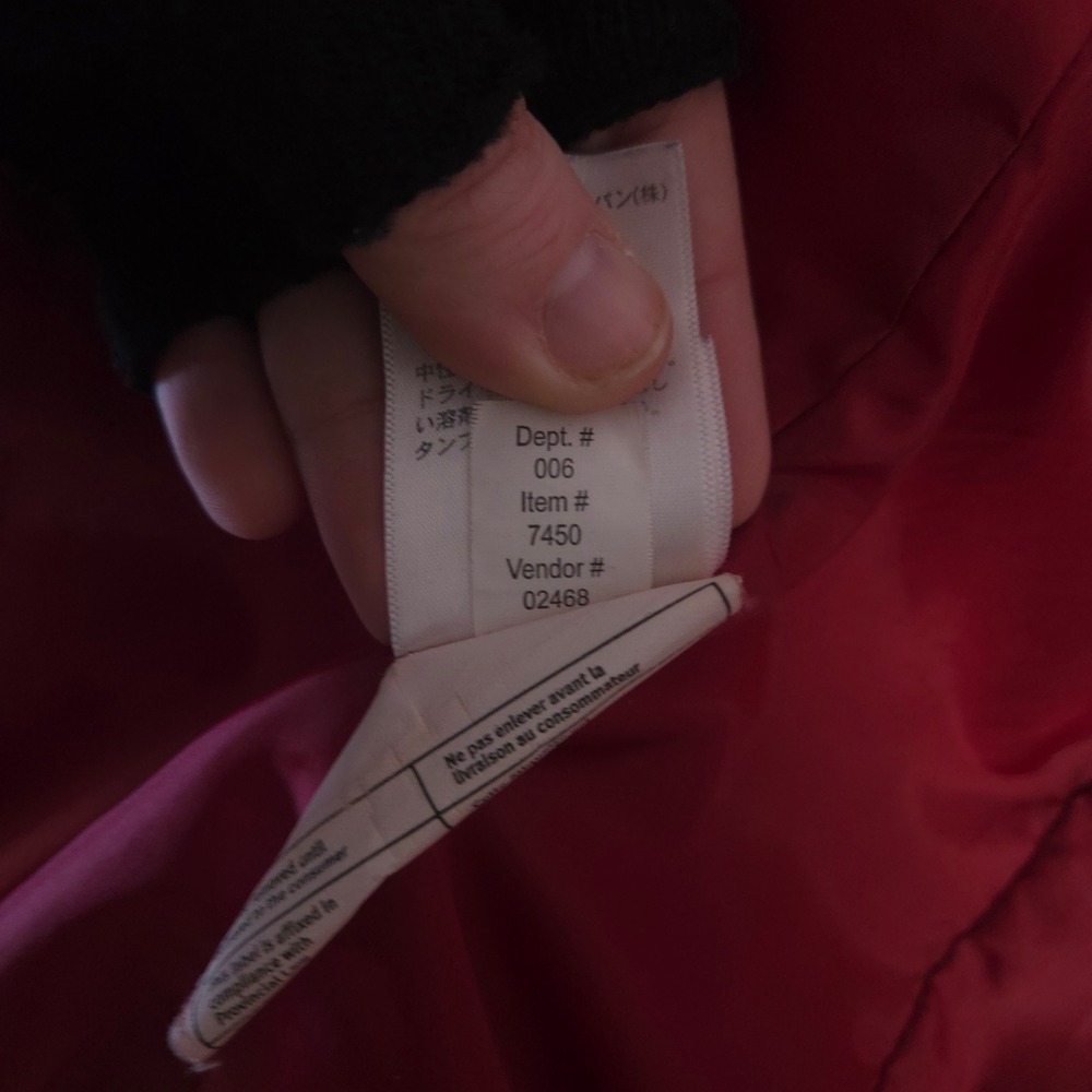 Eddie Bauer Jacket Womens L Red Puffer Diamond Quilted 700 Fill Power Goose Down - Picture 5 of 12